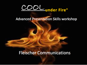 Cool Under Fire© workshop